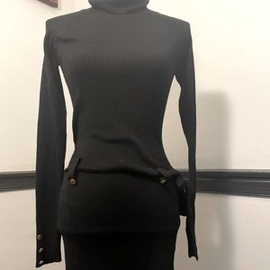 Black MED Winter Sweater Dress